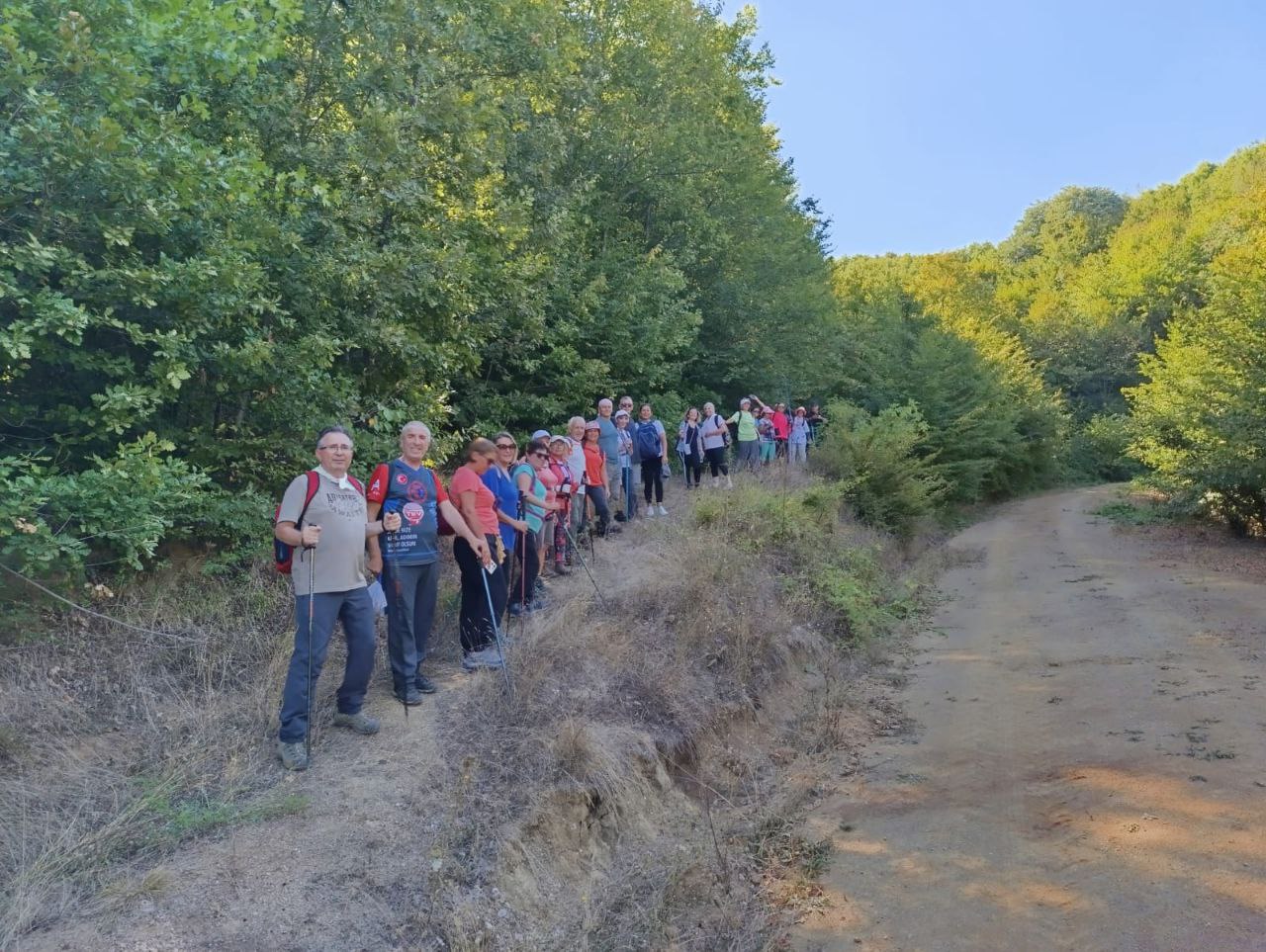 Bursa Mudanya’da 15 kilometrelik doğa yürüyüşü yapıldı