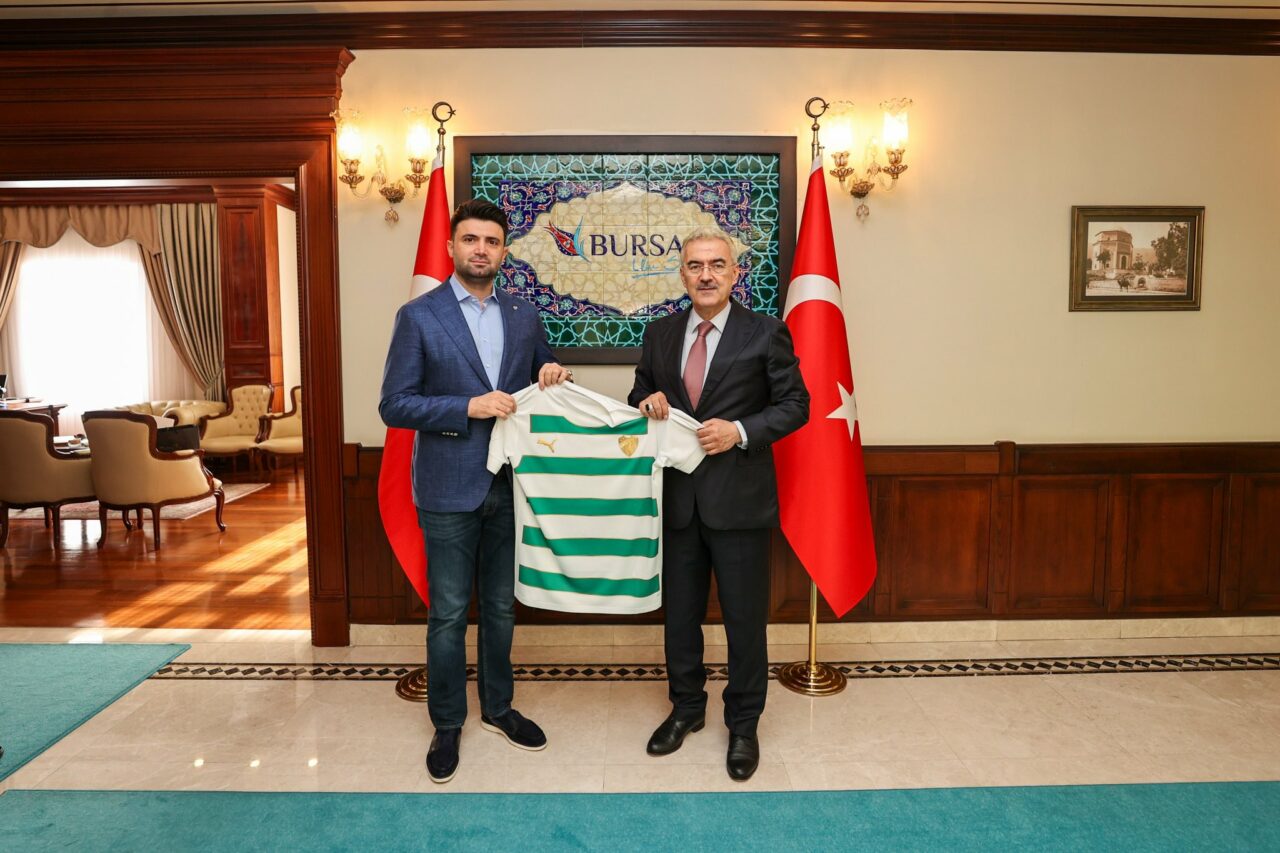 Bursaspor yönetiminden Vali Ayyıldız’a ziyaret