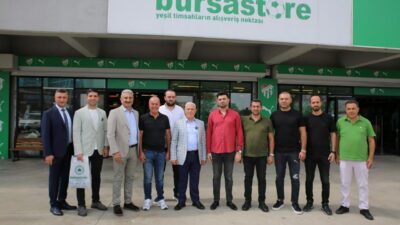 CHP Bursa İl Başkanı Nihat Yeşiltaş ve Mustafa Bozbey’den Bursastore’a ziyaret
