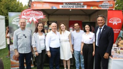 Bursa Gastronomi Festivali’nin yıldızı Kardelen Kestane Şekeri’ydi