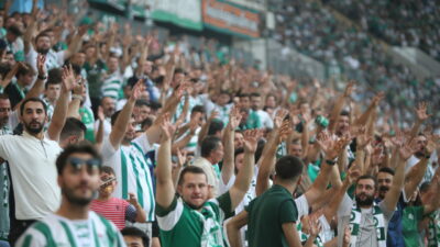 Bursa Bursaspor’a akın etti! İşte Atatürk Stadyumu tribünleri