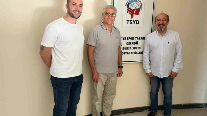 Finalspor’dan TSYD Bursa’ya ziyaret Finalspor İkinci Başkanı Tahsin Yıldırım ile Genel Menajer Mustafa Kemal