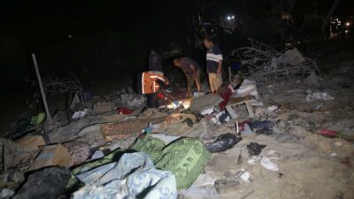 İsrail sivillerin çadırlarına saldırdı