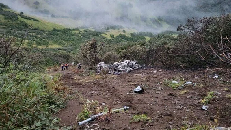 Düşen helikopterdeki 17 kişinin cansız bedenine ulaşıldı