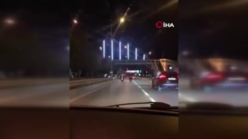 Bursa’da tehlikeli yolculuk! O anlar kamerada