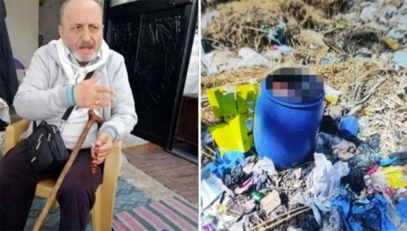 Emekli profesör fıçıda ölü bulundu