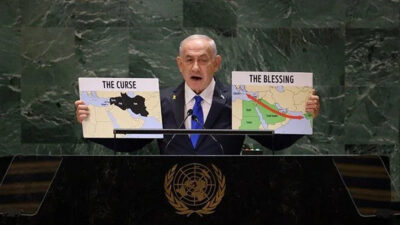 Netanyahu, BMGK’da konuştu! Gazze katliamını savundu