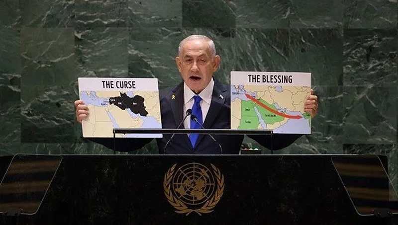 Netanyahu, BMGK’da konuştu! Gazze katliamını savundu