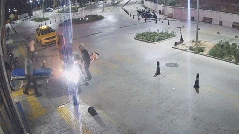 Film gibi olay: üç yerinden vurup hastaneye bıraktılar