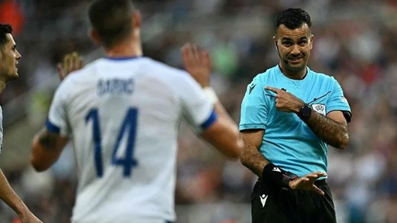 Milli maçın hakemi belli oldu! A Milli Takım'ın Galler maçında Norveçli hakem Rohit Saggi düdük