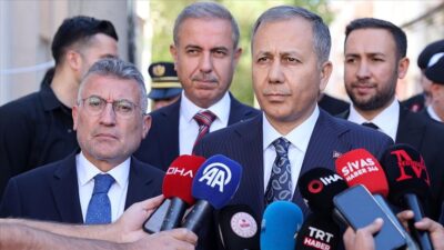 Bakan Yerlikaya’dan şehit Şeyda Yılmaz’ın ailesine taziye ziyareti