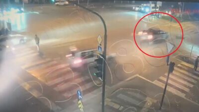 Bursa’daki korkunç kaza kamerada