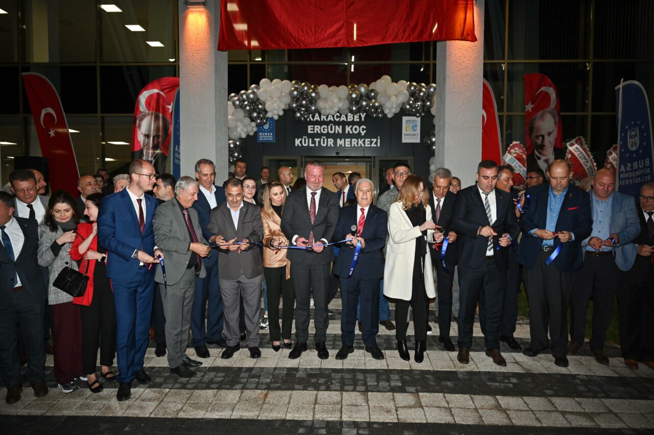 Bursa’da ‘Karacabey Ergün Koç Kültür Merkezi’ne büyük açılış