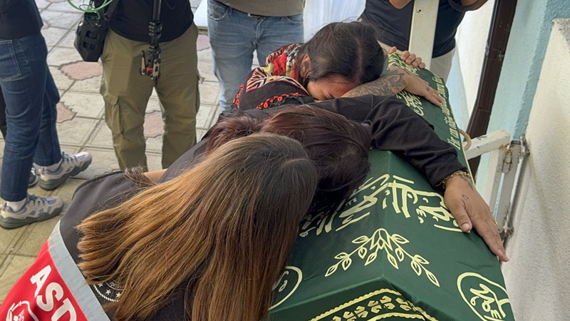 Sıla bebeğe gözyaşlarıyla veda