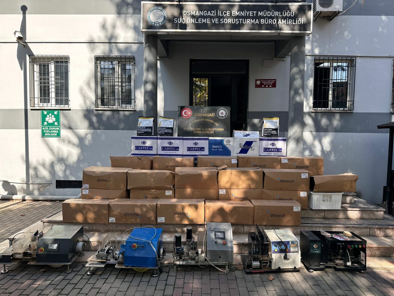 Bursa’da kaçak sigara operasyonu