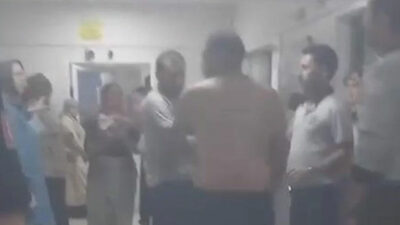 Alkollü vatandaşın Acil servisi birbirine kattığı anlar