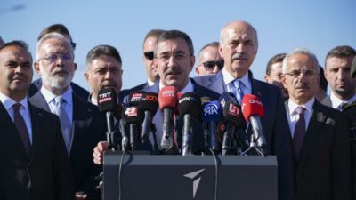 Kurtulmuş ve Yılmaz’dan TUSAŞ’a ziyaret