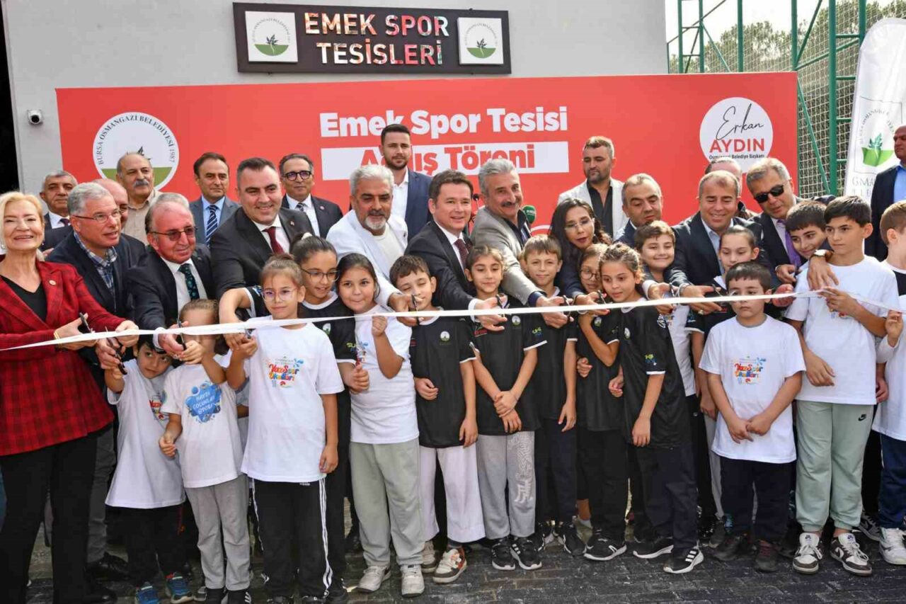 Bursa’nın yeni spor tesisi açıldı