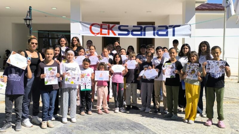 ÇEKSANAT, Harmancıklı çocukları sanat atölyeleriyle buluşturdu Çağdaş Eğitim Kooperatifi’nin kültür sanat alanında faaliyet gösteren birimi ÇEKSANAT,