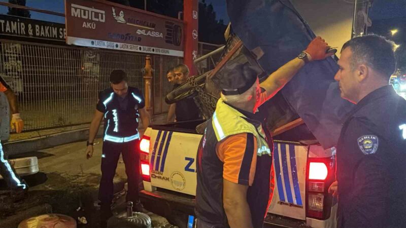 Bursa Büyükşehir Belediyesi Zabıtası tarafından, Emniyet ekipleri ve Gemlik Belediyesi