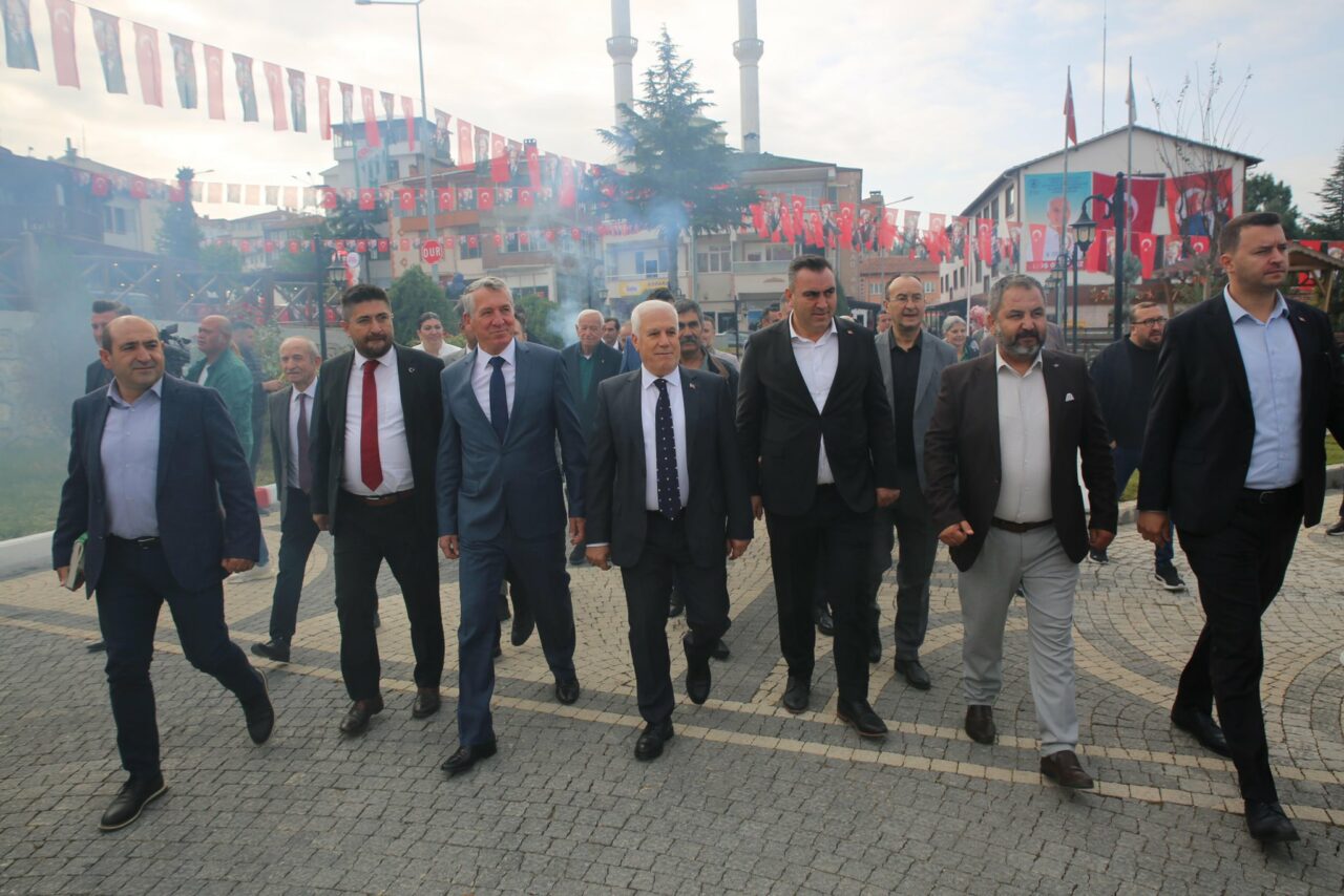 Başkan Mustafa Bozbey, Harmancık’ta