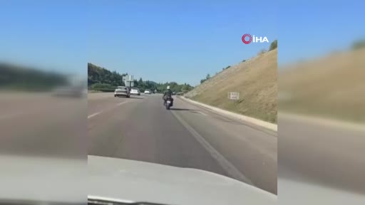 Görüntüler Bursa’dan… Canını hiçe saydı