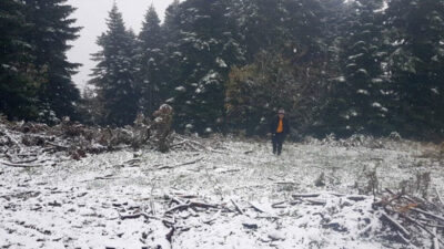 Mevsimin ilk karı yağdı!