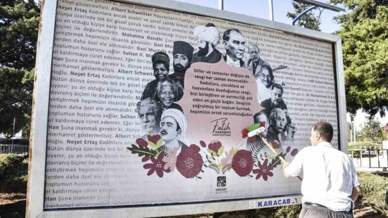 Karacabey Belediyesi’nden anlamlı çalışma Karacabey Belediyesi, son günlerde artan kadına, çocuğa ve hayvanlara yönelik