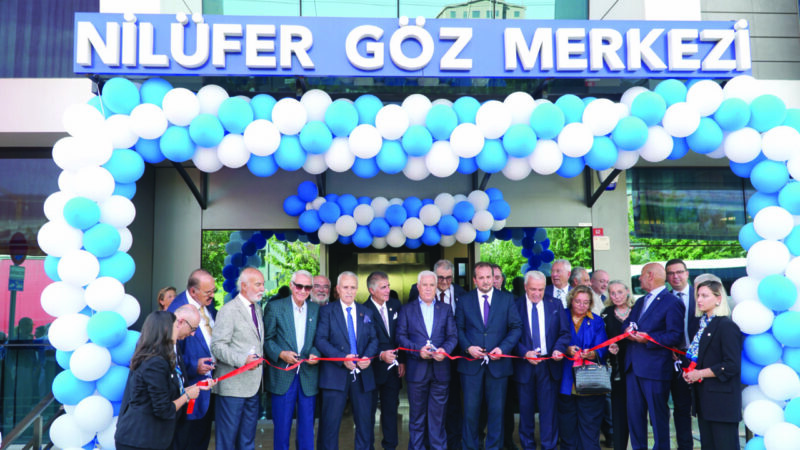 Bursa’da Nilüfer Göz Merkezi yeni adresinde Göz Vakfı Nilüfer Göz Merkezi, yenilenen modern mimari yapısıyla yeni