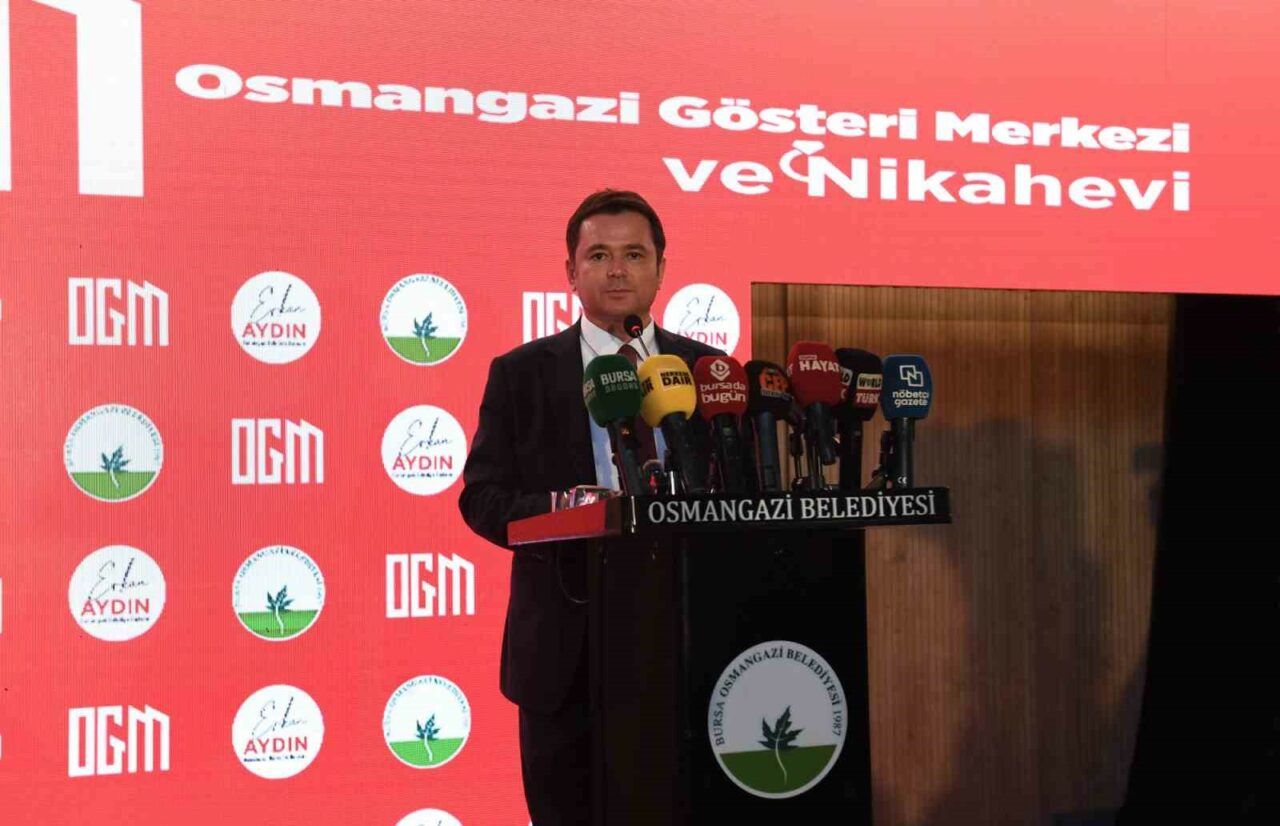 Bursa’nın yeni nikah evi ve gösteri merkezi açıldı!