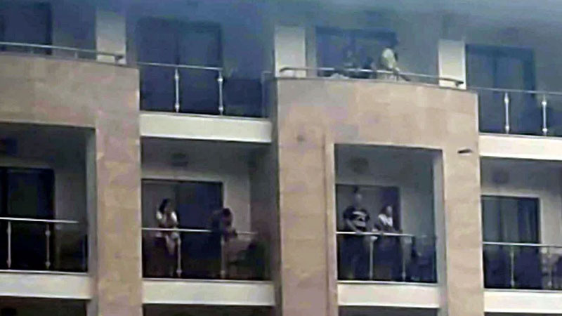 Otel yangını kontrol altında!