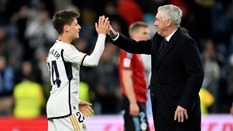 Real Madrid Teknik Direktörü Carlo Ancelotti, Arda Güler'in takım içindeki