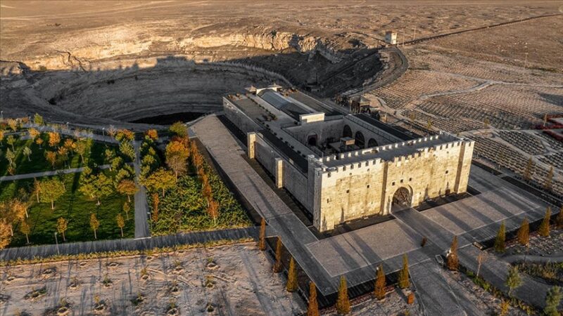 Konya'nın Karatay ilçesinde restorasyonun ardından müze otele dönüştürülen Kızören Obruğu'nun