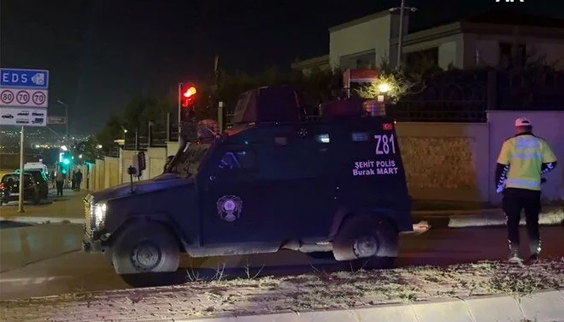 Polise silahlı saldırı: 1 polis yaralandı, zanlı ölü ele geçirildi