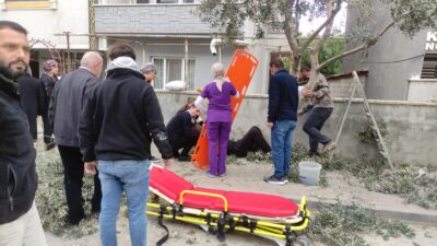 Yer: Bursa… Yaşlı adam merdivenden düştü