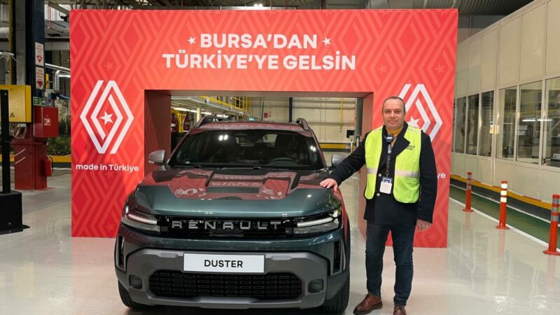 Bursa’da kurulu Oyak Renault Fabrikası, yeni Renault Duster’ı üretim bandından