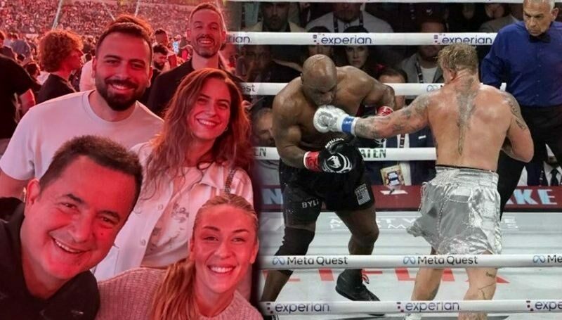 Acun Ilıcalı Mike Tyson-Jake Paul boks maçını tribünden izledi Acun Ilıcalı Mike Tyson-Jake Paul boks maçını tribünden izledi