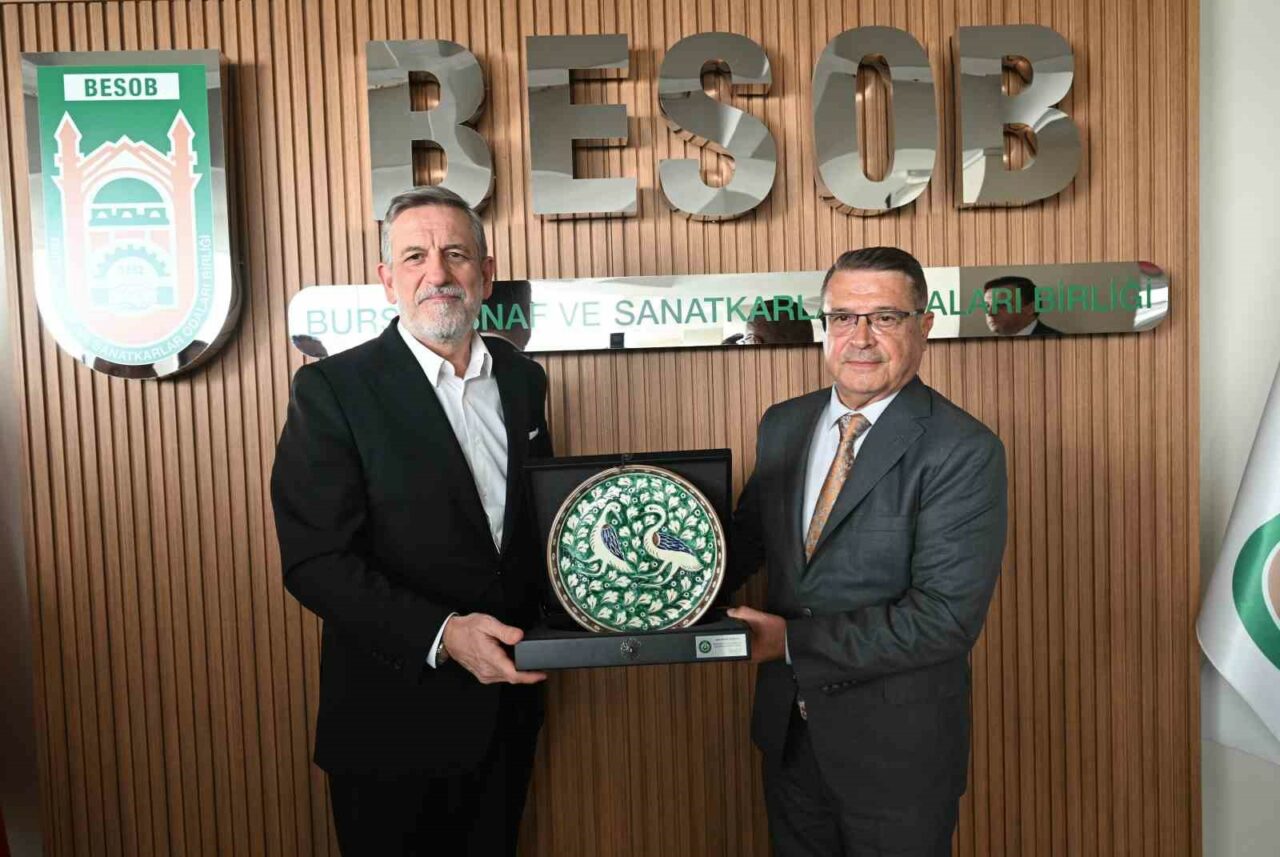 Bursa’da BTSO’dan BESOB’a tarihi ziyaret! Bursa’da BTSO’dan BESOB’a tarihi ziyaret!