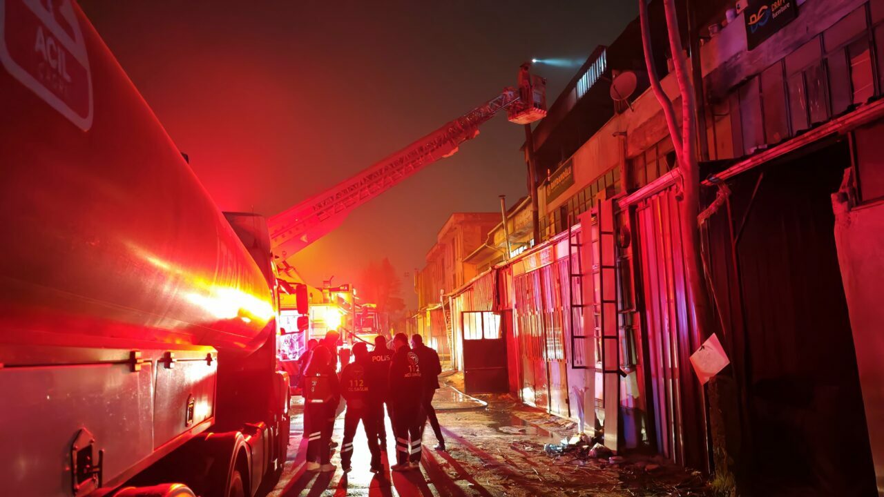 Bursa’da korkutan yangın Bursa’da korkutan yangın