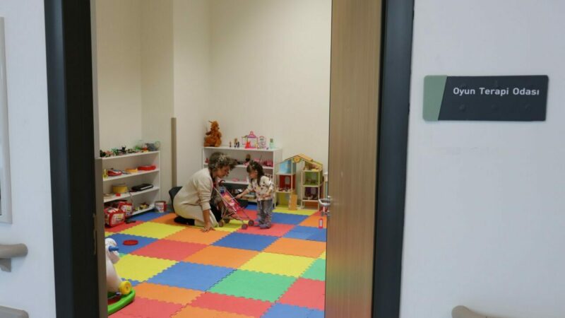 Bursa'da Şehir Hastanesi bünyesinde hizmete başlayan ÇÖZGEM, otizm gibi özel