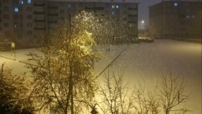 Erzurum beyaza büründü