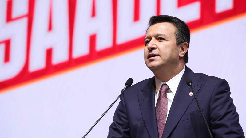 Saadet Partisi’nin yeni Genel Başkanı belli oldu! Saadet Partisi 9. Olağan Büyük Kongresi'nde Mahmut Arıkan 823 delegenin
