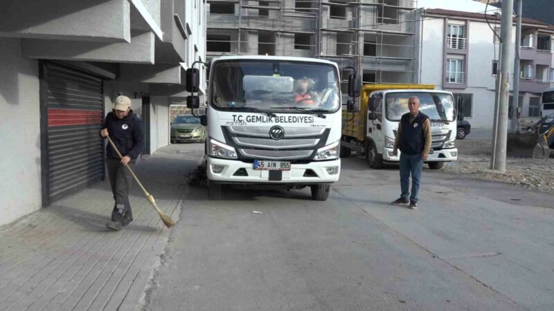 Bursa’nın Gemlik ilçesinde mahallelerde bulunan açık alanlar, boş arsalar, yol