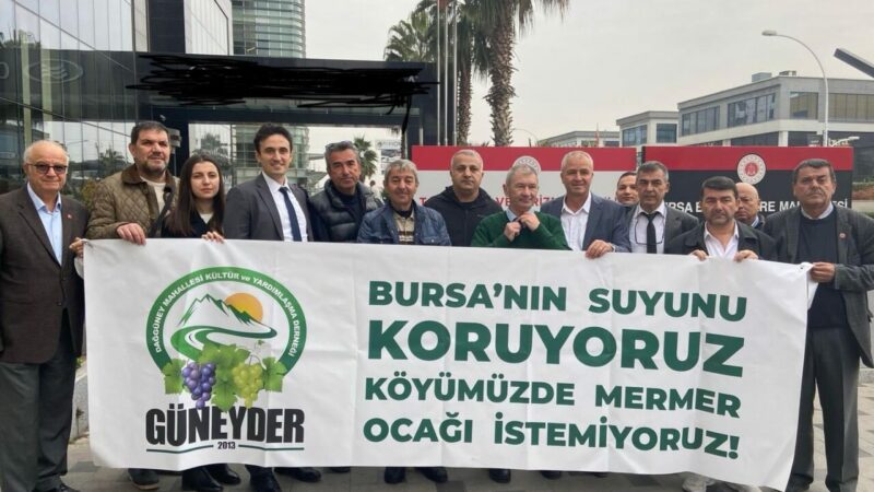Bursa’nın bu köyünde heyecanlı bekleyiş! Mahkemeden ne karar çıkacak? Olay Gazetesi Yazarı İhsan Aydın, Orhaneli’ye bağlı Dağgüney Mahallesi’ndeki mermer
