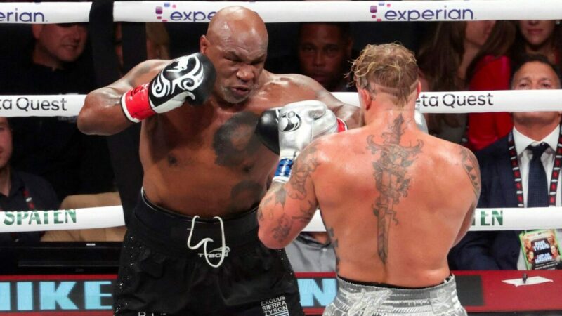 Jake Paul’un, 58 yaşındaki boksör Mike Tyson’a karşı tartışmalı galibiyetinin