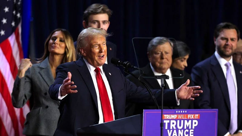 Trump zaferini ilan etti: ”ABD’nin 47.Başkanıyım”