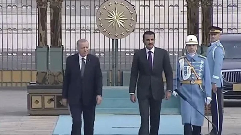 Katar Emiri El Sani, Ankara’da Katar Emiri El Sani, Ankara’da