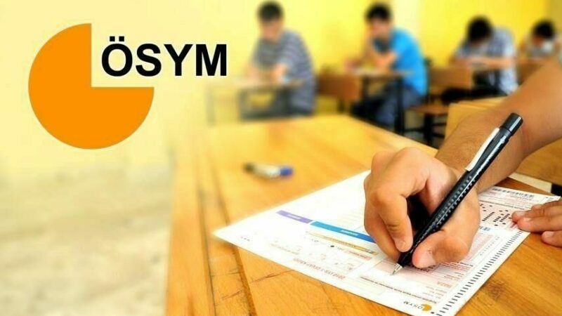 Ölçme, Seçme ve Yerleştirme Merkezince (ÖSYM) hafta sonu, Adalet Bakanlığı