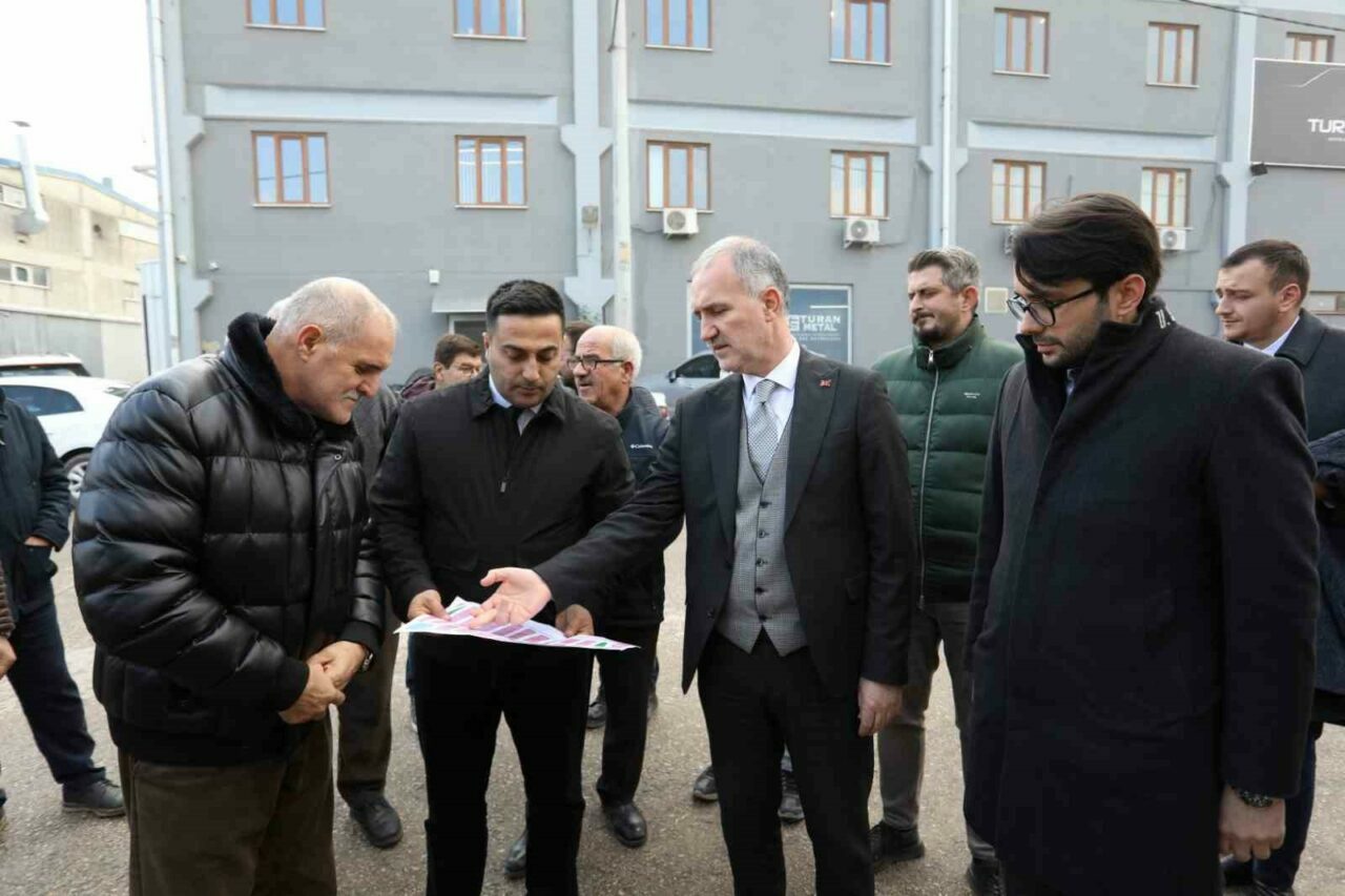 Başkan Taban’dan sanayiye yerinde inceleme Başkan Taban’dan sanayiye yerinde inceleme