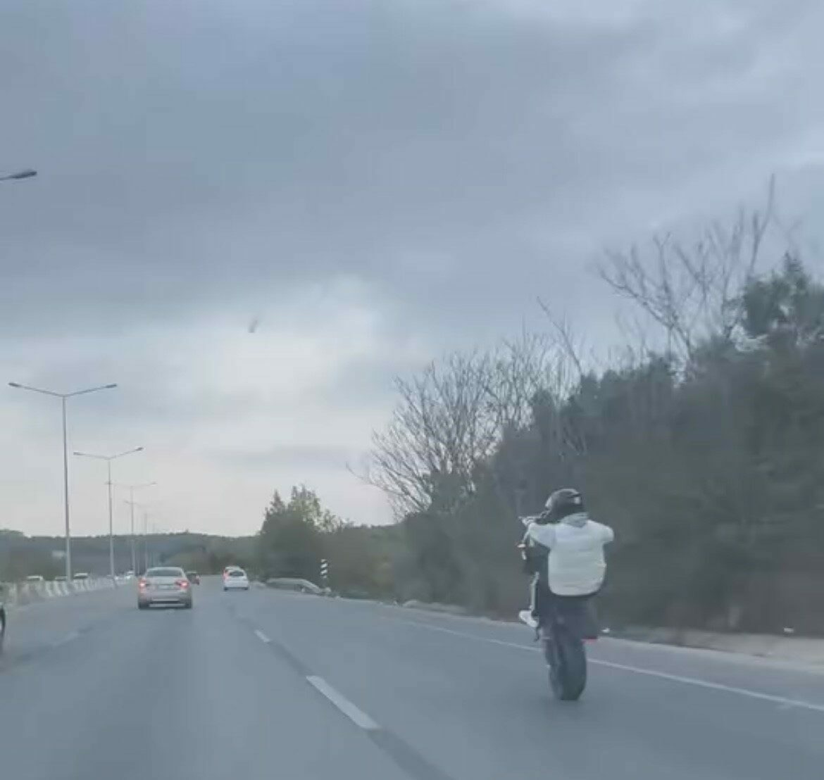 Görüntüler Bursa’dan… Canını hiçe saydı